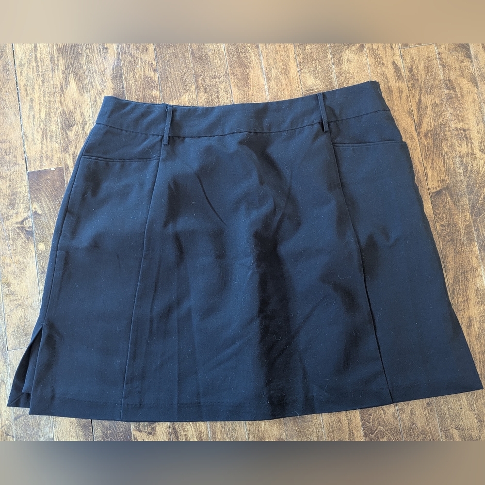 Allyson Whitmore Elegant Black A-Line Golf Skort - Women's 16‎